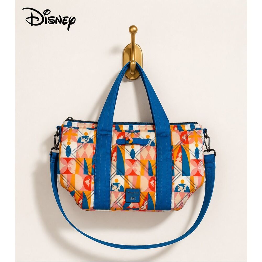 NWOT Disneyland Hotel LUG Dory Crossbody Tote Cinderella Mickey Tinker Bell